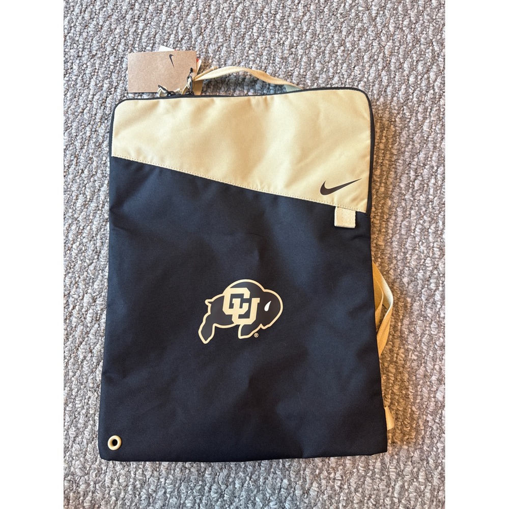 Nike Colorado Buffaloes 2024 Utility Gymbag Black Gold Backpack HM5135-010 NWT